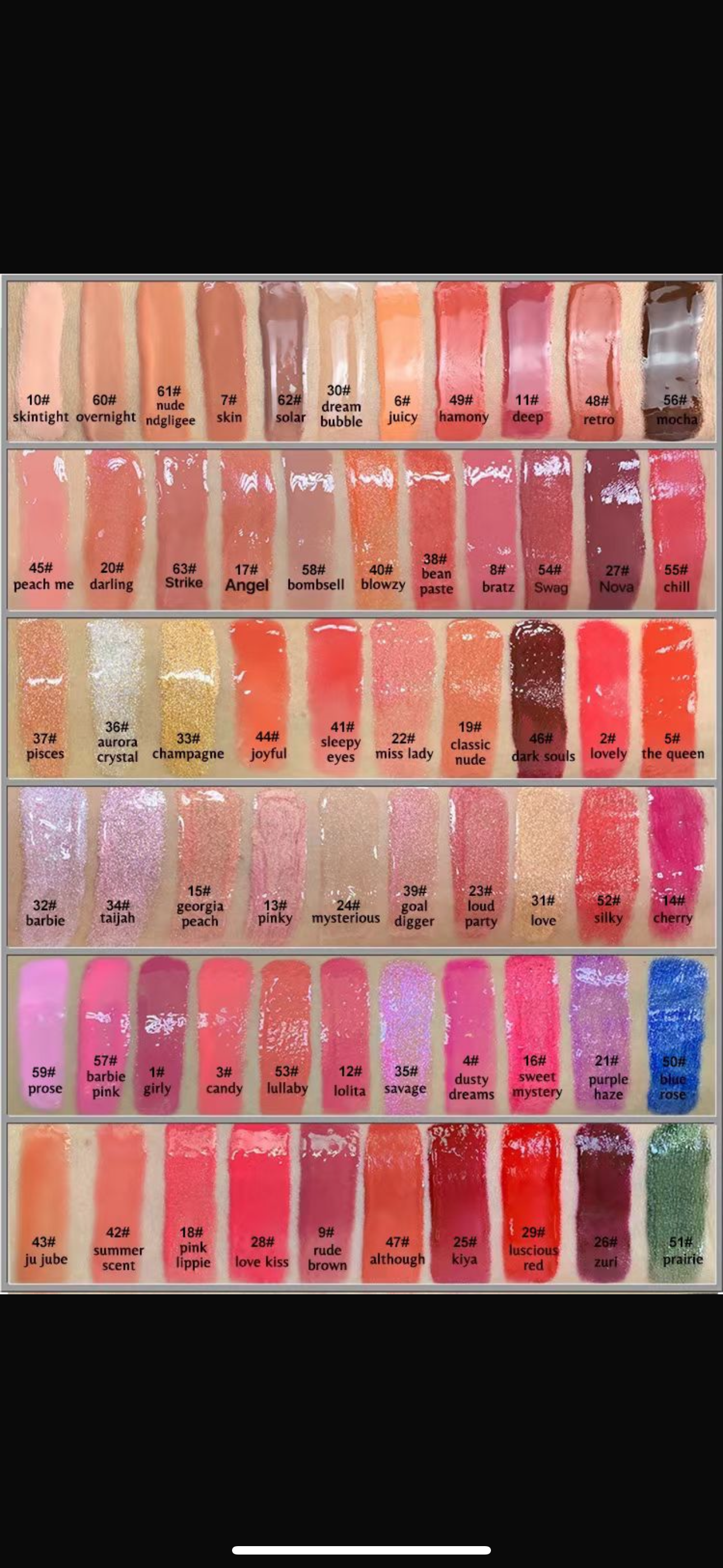 Lip gloss/Lip oil vendor